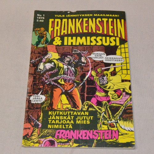 Frankenstein & Ihmissusi 1 - 1975